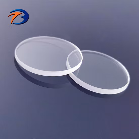 カスタム光学 IR Mgf2 ウェーハ光学ガラス窓フッ化マグネシウム Baf2 赤外線多結晶結晶保護窓